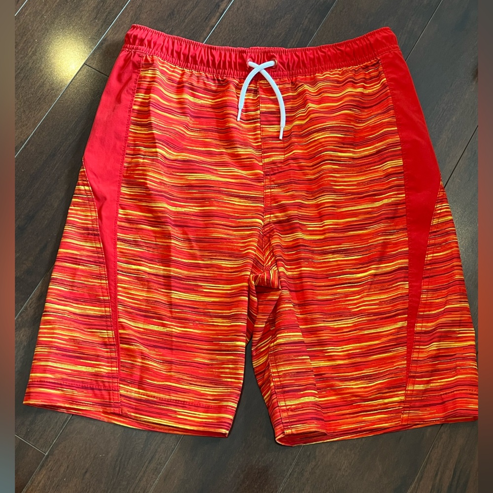 ⭐️ EUC - Lands' End Boys XXL (18-20) Bathing Suit Trunks